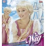 Widmann 6290R - Perücke Rapunzel, blond, mit extralangem Zopf,...