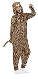 Smiffys, 55002L Unisex Tiger Kostüm, All-in-One mit Kapuze, Größe:...