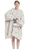 VERTAST Übergroße Hoodie Sweatshirt, Warmer Kuschelpullover Decken...