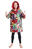 Marvel Übergroße Hoodie Kinder Jungen Warme Fleece Oversize...