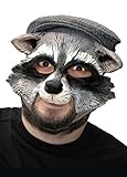 Maskworld Tiermaske aus Latex - Partymaske witziger Waschbär - ideal...