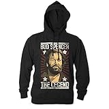 Bud Spencer Herren Legend Hoodie (schwarz) (L)