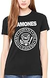Women's Ramone Seal Graphic Women's T Shirt Punk Rock Band Forest...