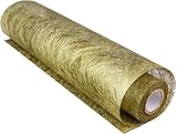 100%Mosel Tischläufer Metallic, in Gold (30 cm x 10 m), Tischband aus...