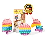 Generisch Pop Bubble 3er Set Einhorn, EIS und Kreis – Push Bubble...