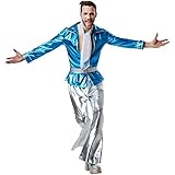 dressforfun 900501 - Herrenkostüm Disco Master, Schillerndes...