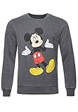 Recovered Pullover Disney Mickey Deciding - M - Grey