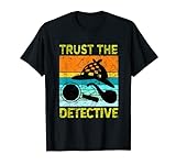 Detektiv-Kostüm, Hemd, für Herren, Damen, Kinder. T-Shirt