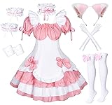 Anime French Maid Lolita Fancy Queen Prinzessin Kleid Cosplay Kostüm...