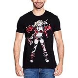 Elbenwald Harley Quinn T-Shirt mit großem Harley mit Hammer Motiv im...