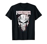 Marvel The Punisher Skull and Logo T-Shirt