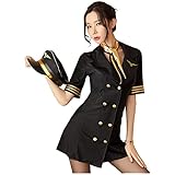 Juig Sexy Stewardess Uniform Cosplay Sexy Kostüme Uniform versauter...