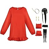 YEAJION Yor Forger Cosplay Kostüm mit Perücke Anime Spy X Family...