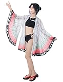 CR ROLECOS Demon Slayer Shinobu Kocho Badeanzug Cosplay Kostüm Damen...
