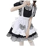 Healter Damen Cosplay Kostüm Lolita Dienstmädchen Uniform Mode...