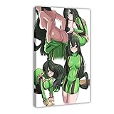 Anime My Hero Academia Asui Tsuyu 35 Leinwand-Poster, Wandkunst,...