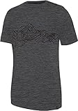 Viking Europe Bamboo T-Shirt Herren grau Größe L 2022 Kurzarmshirt