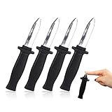 NITAIUN 4 Stück verschwindendes Dolchmesser, Scherz-Trick-Requisite,...