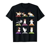 Meerschweinchen Yoga T-Shirt Lustiges Yoga Posen Sport Shirt
