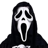 MOREASE Halloween Geistermaske Horror Scream Geister Maske - Gruselige...