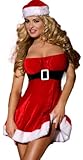 R-Dessous Weihnachtsmann Damen Kostüm Miss Santa für die...