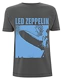 Led Zeppelin 'I Blue Cover' (Grey) T-Shirt (medium)