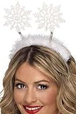 Smiffys Damen Schneeflocken Haarreif, One Size, Weiß, 24790