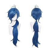 Lshpresx Kaeya Perücke Cosplay Kostüm Spiel Perücken Kunsthaar mit...