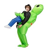 JUEJIAZKIY Alien entführung Kostüm Grün Trage Menschen Aufblasbares...
