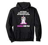 'Ich wollte schon immer was mit Menschen machen' - Einhorn Pullover...