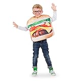 Folat 21910 Hamburger Kostüm Kind, Unisex Children, Mehrfarbig, One...