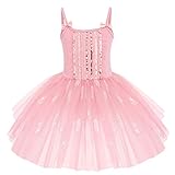 IWEMEK Ballettkleidung Ballettkleid Mädchen Ärmellos...