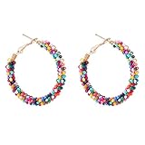 Holibanna Ohrringe Bohème Damen Ohrringe Perlen Mode Ohrringe Harz...