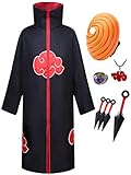 AIYIMEIDE Anime Akatsuki Cape für Erwachsene Kinder Cosplay Halloween...
