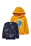 C&A Kinder Jungen Sweatshirt Bedruckt|Motivprint 2er Pack|Multipack...