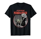 Star Wars The Mandalorian Mando und Grogu Retro T-Shirt