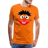 Spreadshirt Sesamstraße Ernie Kostüm Gesicht Männer Premium...