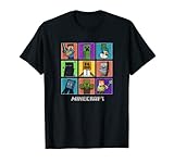 Die Minecraft-Gruppe hat eine farbige Box Up gedreht T-Shirt