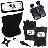 Daohexi Naruto-Stirnband Konoha Kakashi Maske Naruto Kunai und...