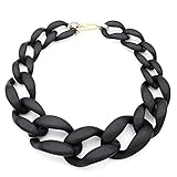 AMOZ Upgrade Frauen Chunky Choker Statement Halskette Schmuck, Mode...