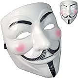 QUNPON Halloween-Maske,V for Vendetta Guy Fawkes Face Mask Fancy...