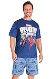 Marvel Pyjama Männer | Pyjama-Set für Herren Erwachsene|...