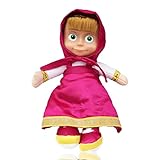 ZGCXRTO Mascha und der Bär Plüschpuppe Figuren Spielzeug Plushie...