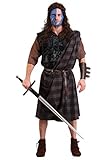 Men's Plus Size Braveheart Classic Fancy Dress Costume 3X