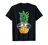 Ananas Sonnenbrille T shirt Aloha Beaches Hawaiian Hawaii