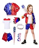 Harley Quinn Kostüm Kinder Mädchen 122 128 134 Suicide Squad...
