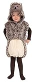 narrenkiste Oh2036-104-110 grau Kinder Igel Weste Kostüm Gr.104-110