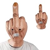 Zhaocaigui 1Stück Gruselige Halloween Fingermaske Vollkopf Latex...