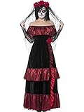 Halloween! Smiffys Kostüm Tag der Toten Braut, mit Kleid und...