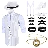 Blulu 1920er Herren Zubehör Gatsby Gangster Kleidung Kostüm Cosplay...